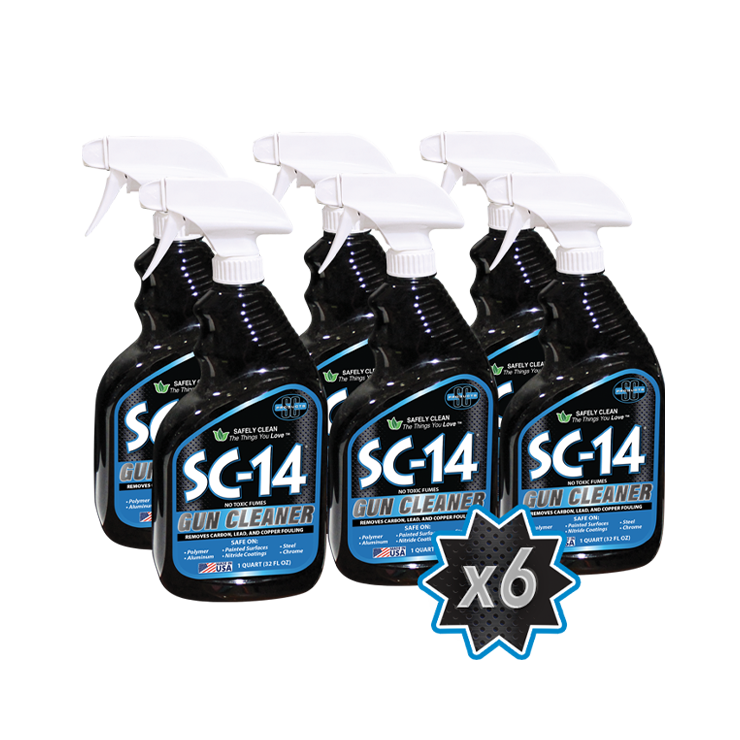 Dealer's SC-14® Gun Cleaner - Quart Case of 6 (Retail Value $149.99)